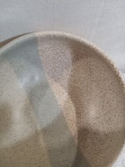 Rodolfo Padilla Signed Mexican Studio Art Pottery Speckled Glaze Bowl MCM Modern
