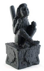 Aztec Xochipilli Death Whistle Black Onyx God of Ecstasy Art & Music MADE IN USA