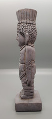 Aztec Toltec Warrior Modern Art Statue Figure Almost 8″ Tall