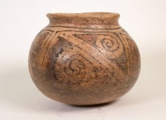 Prehistoric Casas Grandes Pottery Jar. Hand made and Painted Poly Chrome