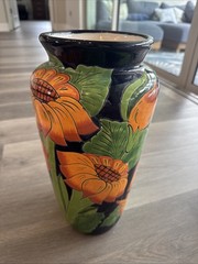 Talavera Mexican Sunflower Handmade Pottery Flower Pot 15”