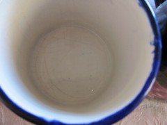 Talavera Lead-Free Made in Mexico Q- Fruits on Cobalt Blue -Set of 4 Mugs