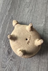 Cute Pottery Turtle Tonala Floral Design Mexico
