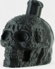 Aztec / Mayan Death Whistle Onyx Black Skull *** MADE IN USA ***