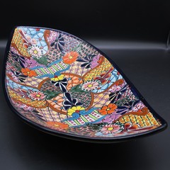 Talavera Pottery Lg 21.5″ Centerpiece Fruit Bowl Mexican Ceramic Kitchen Serving