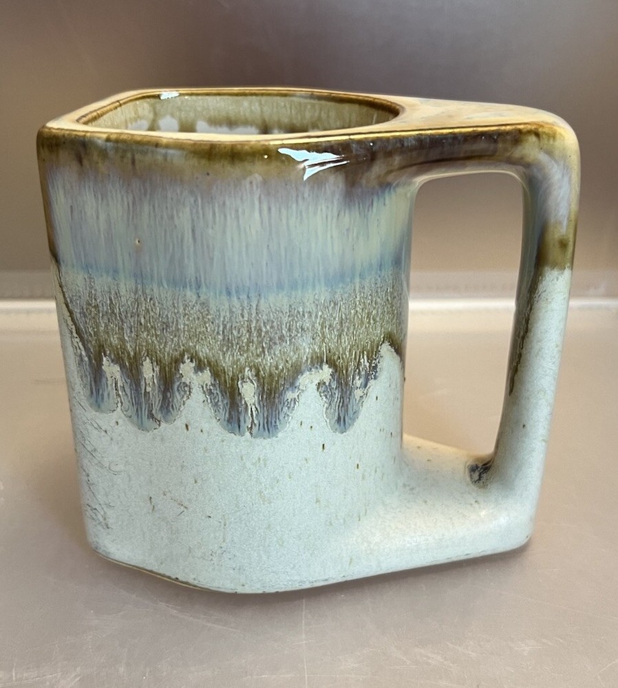 Rodolfo Padilla Coffee Mug Cup Stoneware Art Pottery Tan Kokopelli Man Single