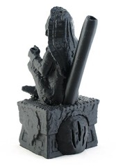 Aztec Xochipilli Death Whistle Black Onyx God of Ecstasy Art & Music MADE IN USA
