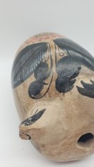Vintage Mexican Hand-Painted Tonala Art Pottery Owl 9″ Tall Classic Colors