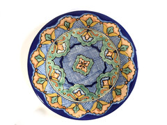 Uriarte Talavera Hand-Painted Ceramic Salad Side Plate, 7.65″ Single – #4