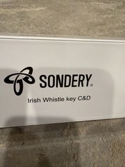 Irish Tin Whistles Set Key of C and Key of D Made from Aluminum Clear Bright