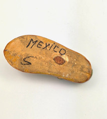 Vintage Mexican Pottery Huarache Miniature Shoe Ashtray – Single