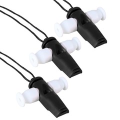 EASTROCK Samba Whistle Plastic with Nylon Neck latin percussion instruments T…