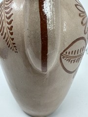 Vintage Handmade Tlaquepaque 1930’s Mexican Art Pitcher Mexican Folk Art Pottery