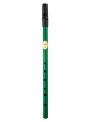 Feadog Key Of D Irish Tin Penny Whistle Musical Instrument Green
