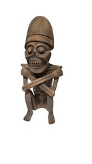 Mictlantecuhtli, 10 inch, Replica, Aztec, Original, Hand Crafted, Mictlan, Clay.