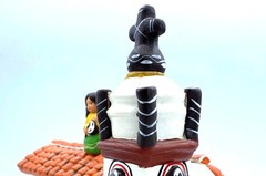 Mexican Handmade Pottery Mission With Music Angels and Church Bells/Tealight
