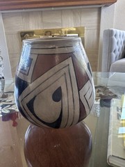 Manuel Olivas Mata Ortiz Casas Grande Polychrome Pottery Round Bottom Signed 7″