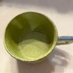 Vintage Mexican Tlaquepaque Pottery Mug Set of 4 Folk Art Style