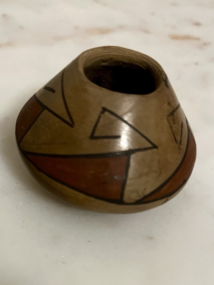Handcrafted Polychrome Pot Made In Mata Ortiz, Mexico. Southwest Inspired Design