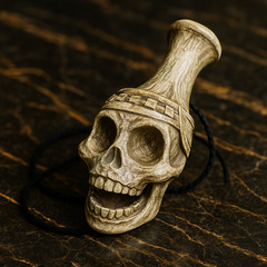 Life-Size Aztec Death Whistle Replica – Extremely Loud Scream