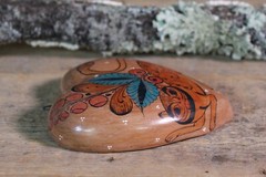 Handmade Heart Love Token Nagual Shapeshifter Clay by Medrano Mexican Folk Art