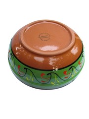 Cactus Canyon Ceramics Spanish Terracotta Deep Serving Dish Green