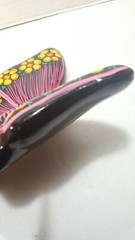 Mexican Pottery Colorful Butterfly Wall Hanging/Table Top Figure Hand Painted