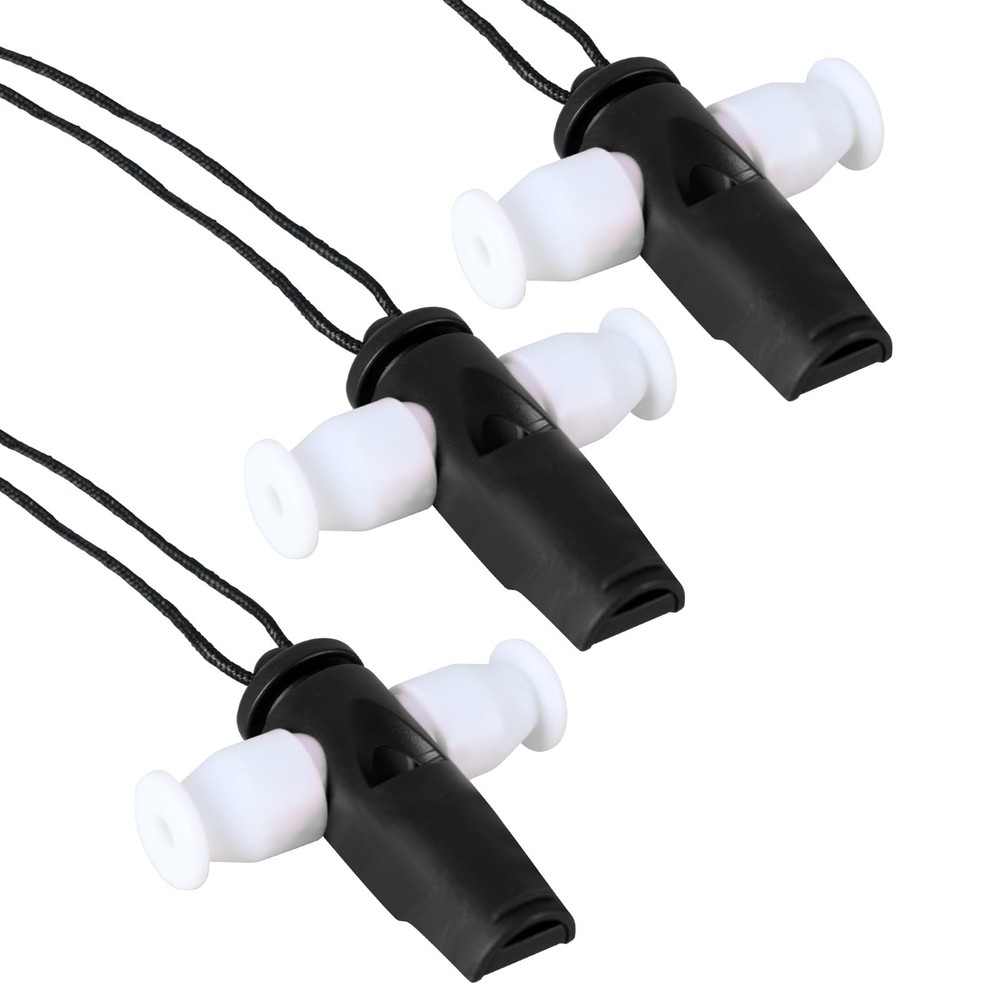 EASTROCK Samba Whistle Plastic with Nylon Neck latin percussion instruments T…