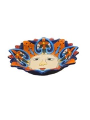 Talavera Pottery, Tabletop Gallery, Sun Bowl. Handpainted, 1 Chip On Back, 10″
