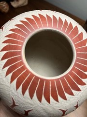 Mata Ortiz pottery, or Casas Grandes by Leonel Lopez Saenz Mexican Fine Folk Art