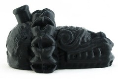 Aztec Quetzalcoatl Death Whistle Black Onyx Feathered Serpent God MADE IN USA