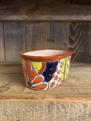 Authentic Hand-Painted Talavera Planter for Windowsill, Tabletop 30465