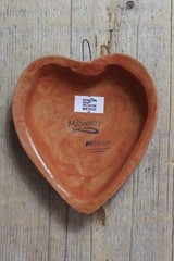 Handmade Heart Love Token Nagual Shapeshifter Clay by Medrano Mexican Folk Art