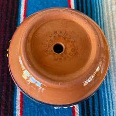 Mexican Ceramic Flower Pot Planter Folk Art Pottery Handmade Talavera #14