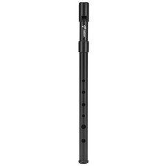 Black ABS Irish Tin Whistle Key Of D Natural Wood Tone Music Instrument