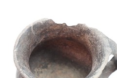 Pre-Columbian Casas Grandes Black Pottery Jug Pitcher Jar Pot Vessel Artifact