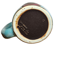 Design By Mara Mug Classic Faces Abstract Mexico Stoneware