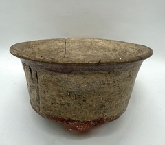 Authentic Pre-columbian Mayan Ceremonial Bowl Guatemalan Pottery Vessel Artifact