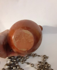 Vtg. Antique Mexico Collectible Estate Wedding Vase, Necklace, Ring