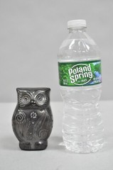 Dona Rosa Barro Negro Black Pottery 4″ Carved Owl Figurine Mid Century Modern