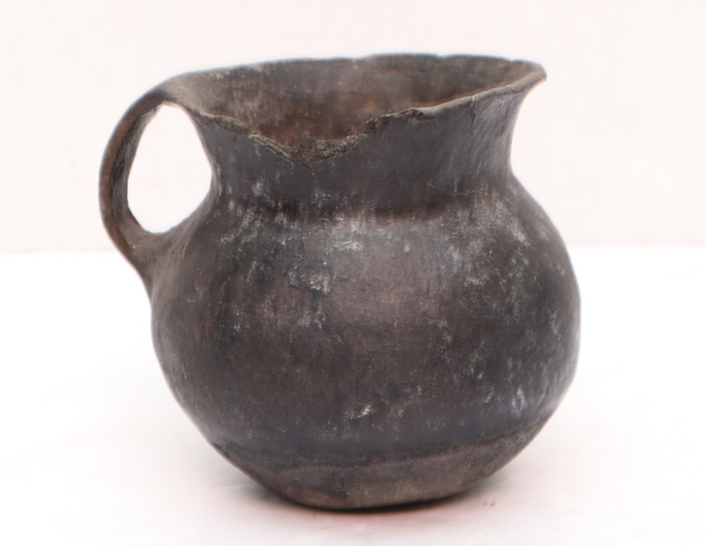Pre-Columbian Casas Grandes Black Pottery Jug Pitcher Jar Pot Vessel Artifact
