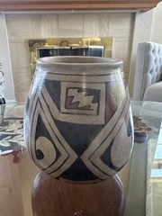 Manuel Olivas Mata Ortiz Casas Grande Polychrome Pottery Round Bottom Signed 7″