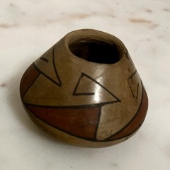 Handcrafted Polychrome Pot Made In Mata Ortiz, Mexico. Southwest Inspired Design