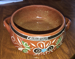 Mexican Classic Hand Painted B. C. Tonala, 6” Diameter Serving Bowl, Chihuahua