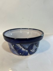 3 pack – talavera mexican pottery Blue Planter. Flower Pot. Set Of 3 NEW.