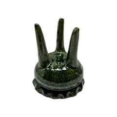 Green Clay Copalero/ Incense Burner Handcrafted In Oaxaca Copalero De Barro