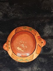 Belize Handmade Pottery Vase 4” Folk Art Decor Tribal Art Clay