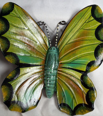 Talavera Butterflies Handmade & Painted Ceramic Mexican Pottery Wall Decor