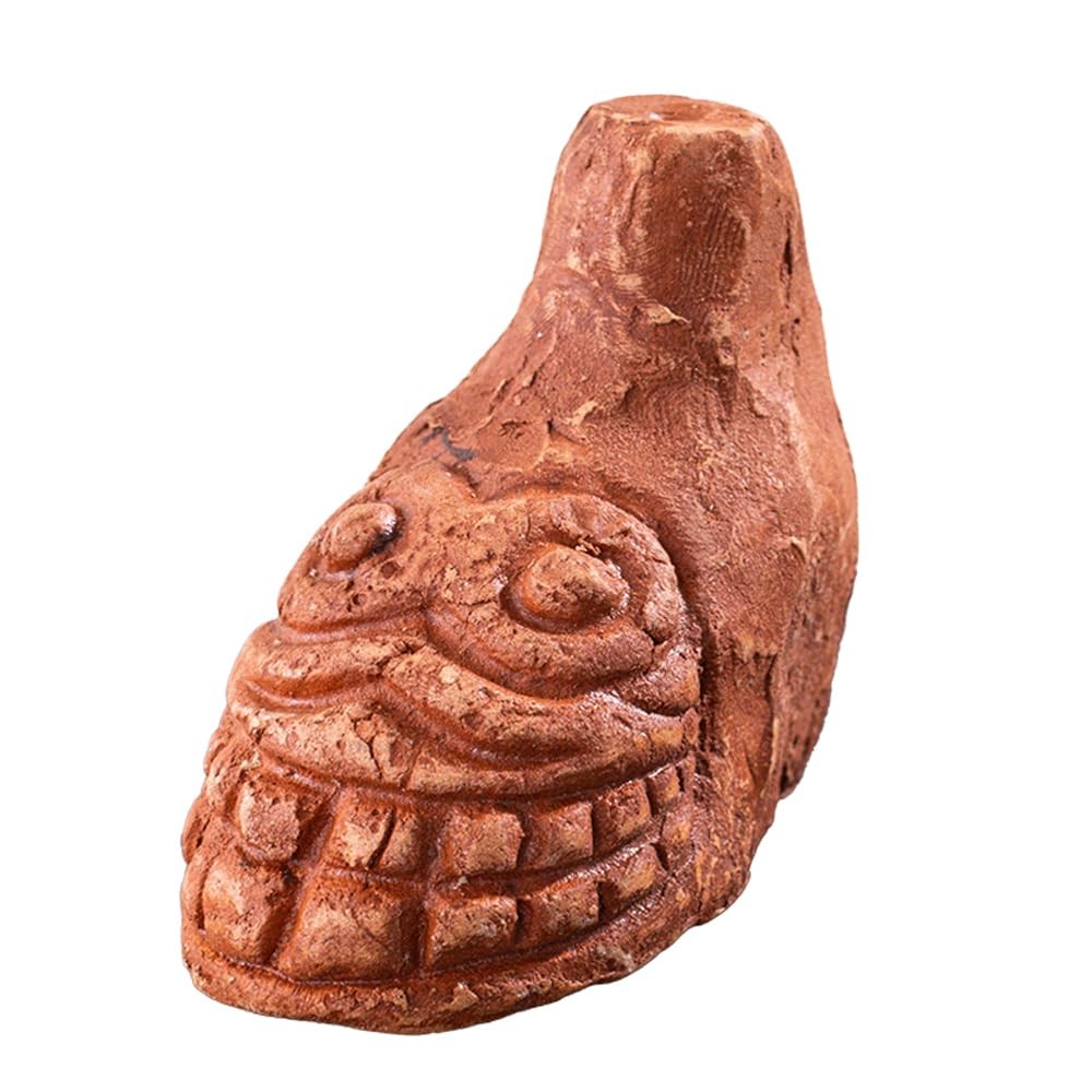 Aztec Death Whistle – Real Screaming, Up To 125+ Decibels Loud, Authentic Hum…
