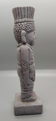 Aztec Toltec Warrior Modern Art Statue Figure Almost 8″ Tall